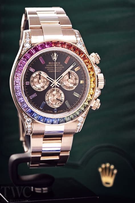 rolex cosmograph daytona rainbow rosegold|Rolex rainbow daytona retail price.